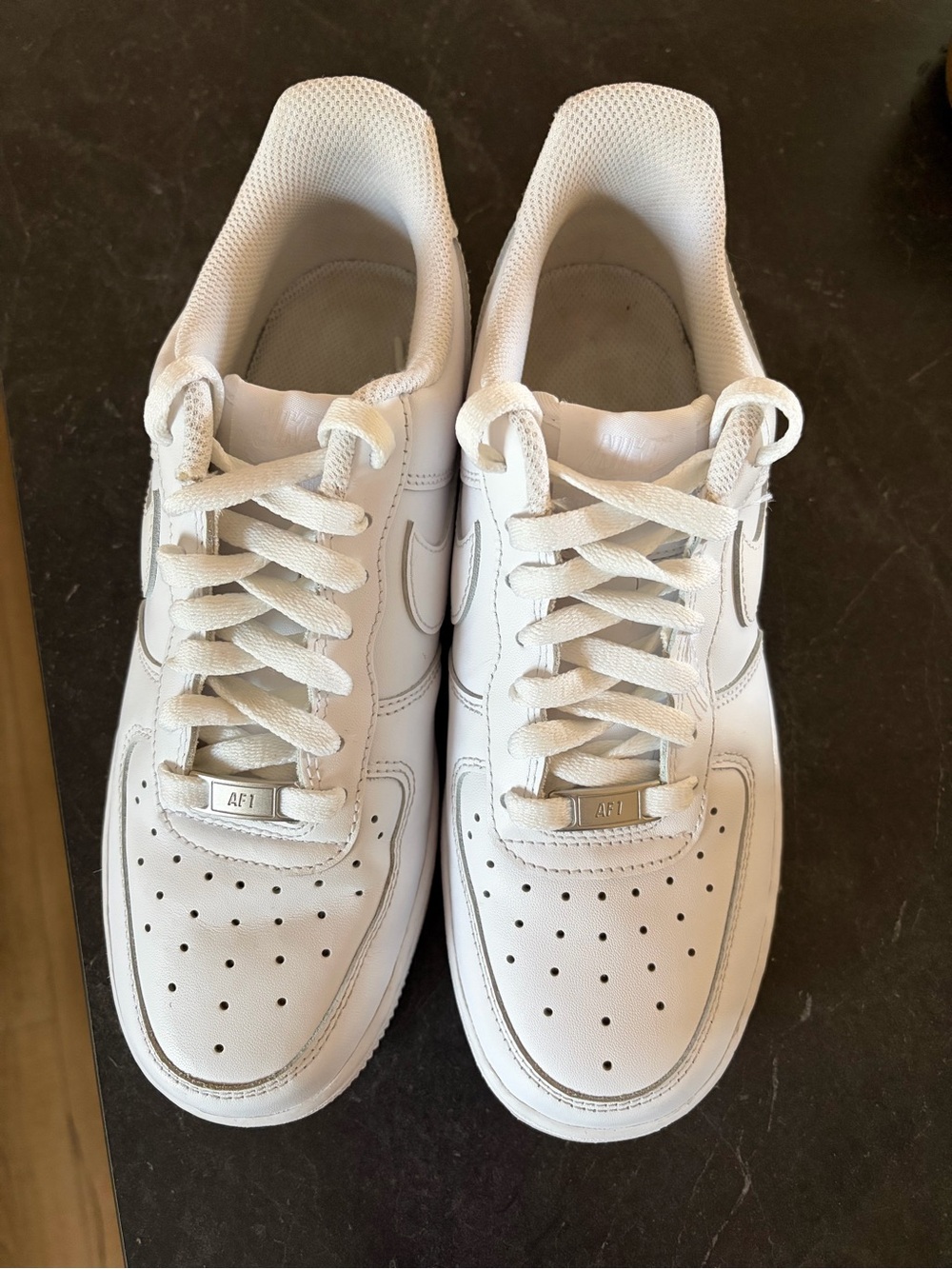 Nike Women’s All-White Air Force 1s